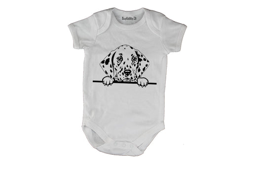 Peeking Dalmatian - Baby Grow