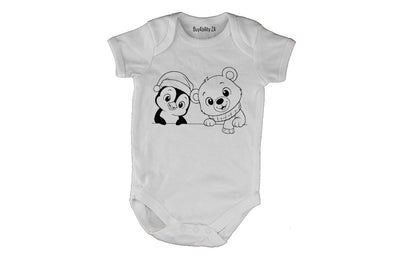 Peeking Christmas Snow Friends - Baby Grow - BuyAbility South Africa