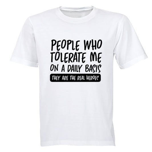 People Who Tolerate Me - Adults - T-Shirt - BuyAbility South Africa