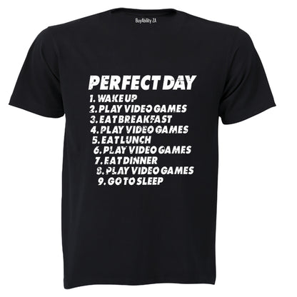 Perfect Day - Video Games - Adults - T-Shirt - BuyAbility South Africa