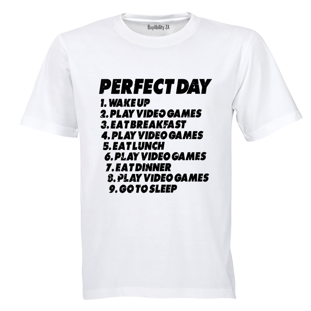 Perfect Day - Video Games - Kids T-Shirt - BuyAbility South Africa