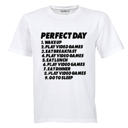 Perfect Day - Video Games - Kids T-Shirt - BuyAbility South Africa