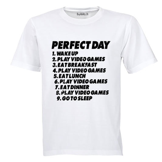 Perfect Day - Video Games - Kids T-Shirt - BuyAbility South Africa