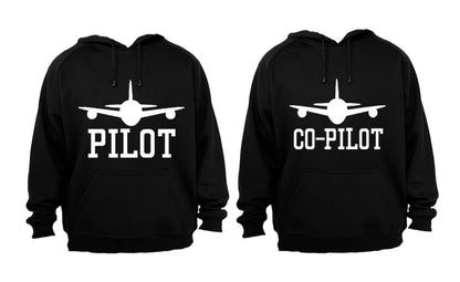 Pilot & Co-Pilot - Couples Hoodies (1 Set)