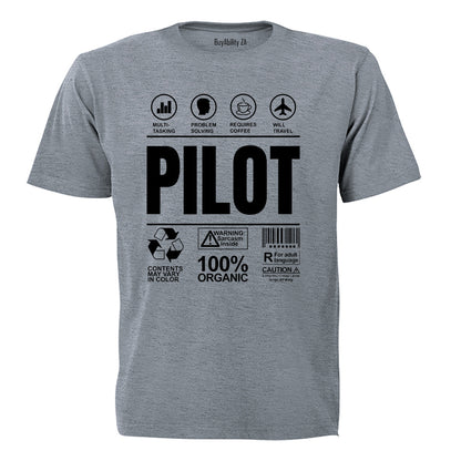 Pilot Label - Adults - T-Shirt - BuyAbility South Africa