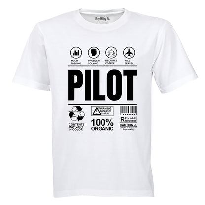 Pilot Label - Adults - T-Shirt - BuyAbility South Africa