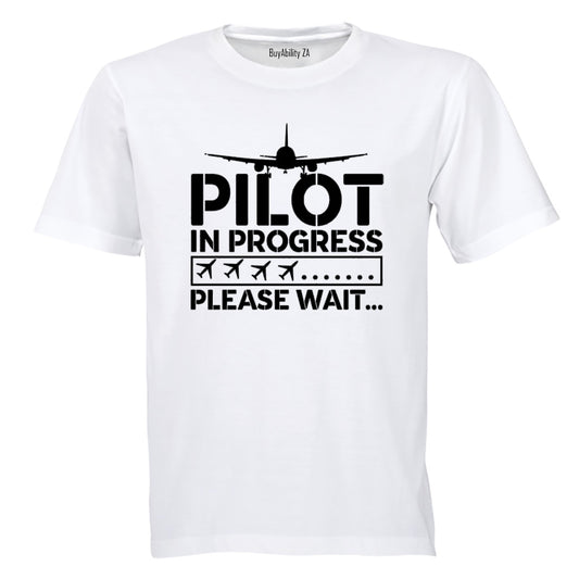 Pilot in Progress - Adults - T-Shirt - BuyAbility South Africa