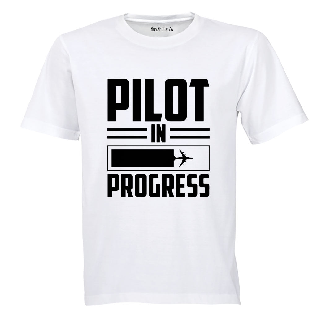 Pilot in Progress - Adults - T-Shirt