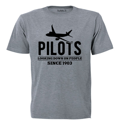 Pilots - Looking Down On People - Adults - T-Shirt