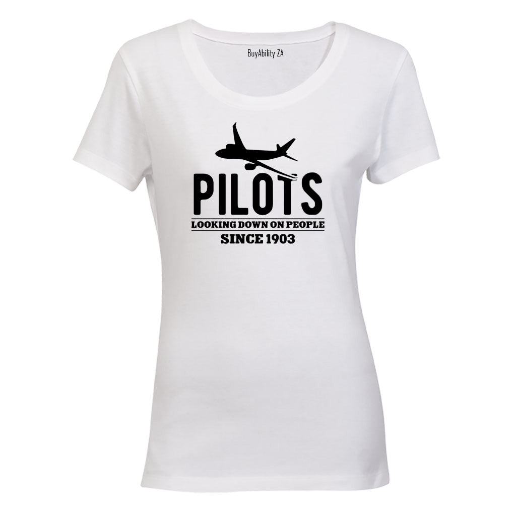Pilots - Looking Down On People - Ladies - T-Shirt