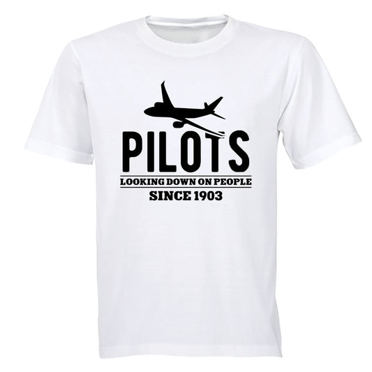 Pilots - Looking Down On People - Adults - T-Shirt - BuyAbility South Africa