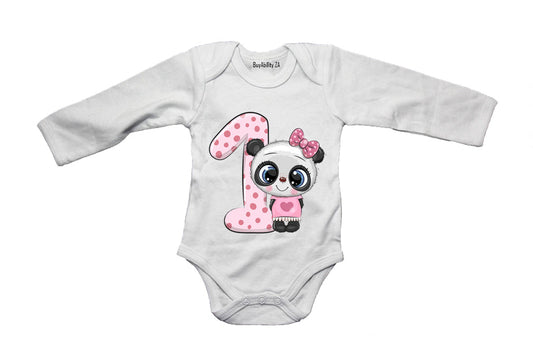 Pink 1 - Panda - Baby Grow