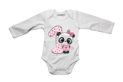 Pink 1 - Panda - Baby Grow