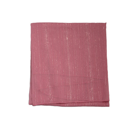 Light Pink With Gold Detail Scarf - BuyAbility