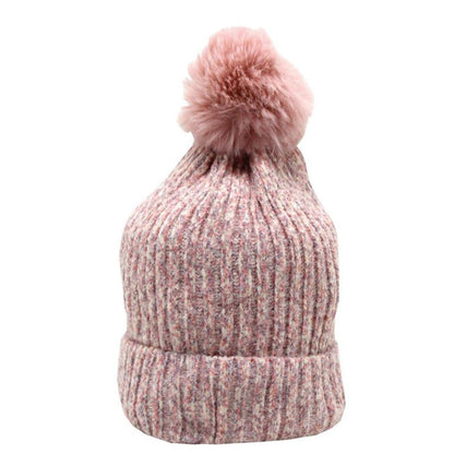 Pink Pompom Beanie
