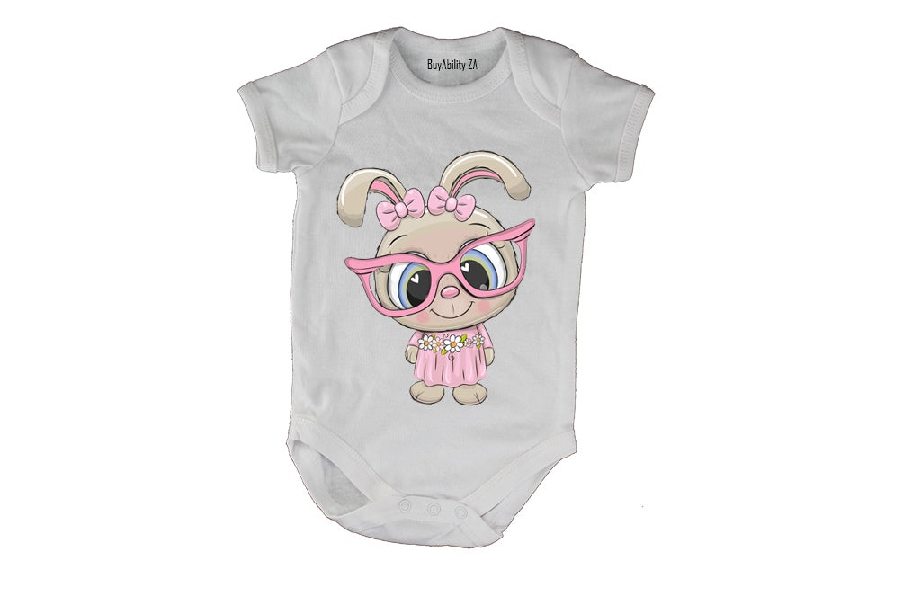 Pink Bunny - Easter - Baby Grow