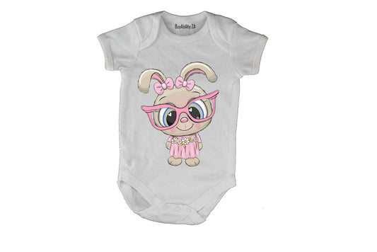 Pink Bunny - Easter - Baby Grow