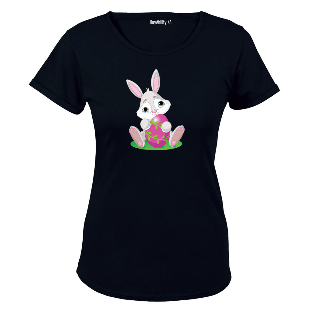 Pink Egg - Easter Bunny - Ladies - T-Shirt