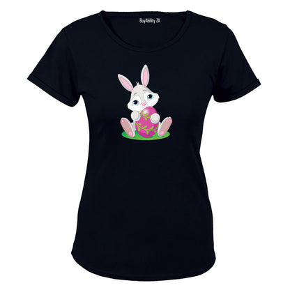Pink Egg - Easter Bunny - Ladies - T-Shirt