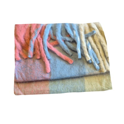 Multicolour Plaid Pashmina Scarf