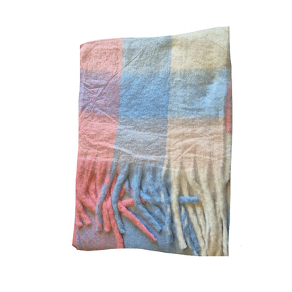 Multicolour Plaid Pashmina Scarf