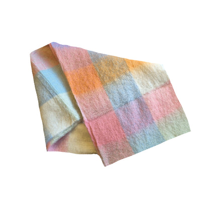 Multicolour Plaid Pashmina Scarf