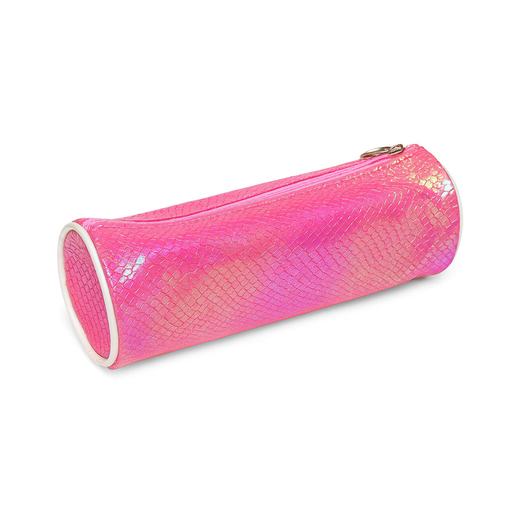 Pink Iridescent Holographic Pencil Case - 20cm