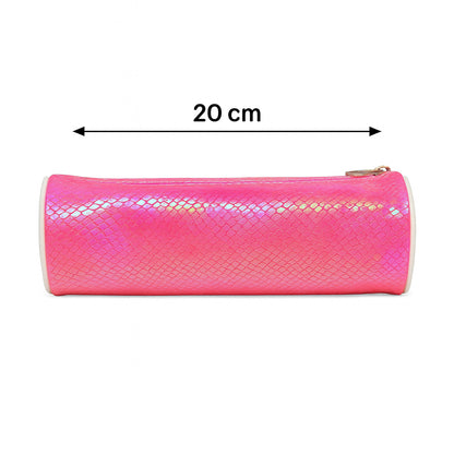 Pink Iridescent Holographic Pencil Case - 20cm