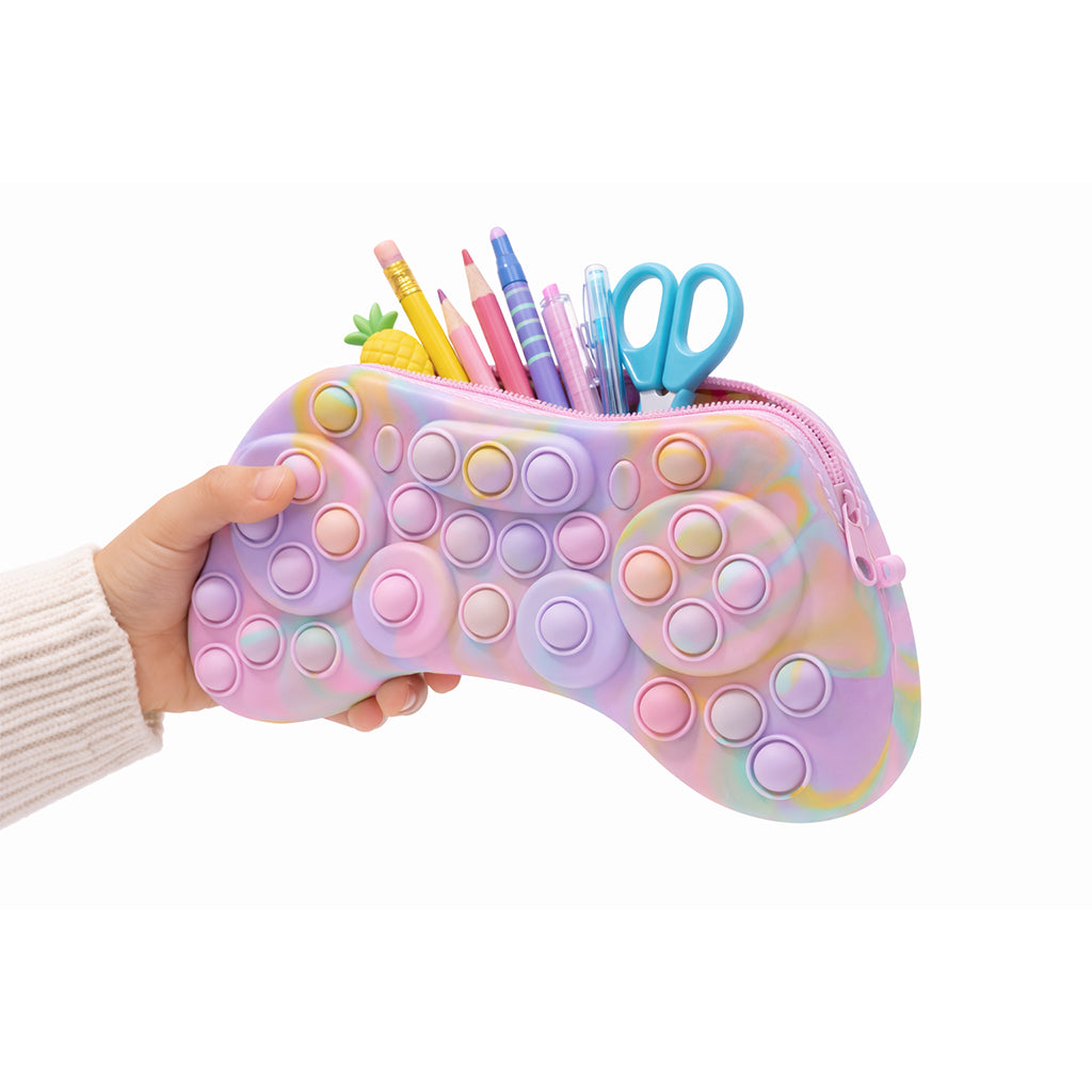 Pink Pop-It Game Controller Pencil Case - BuyAbility
