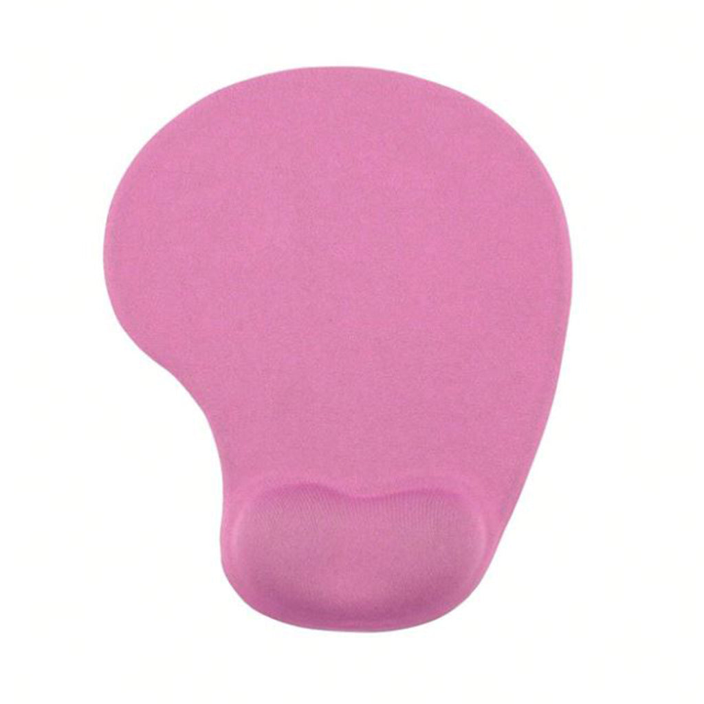Ergonomic Pink Gel Wrist Support Mouse Pad - BuyAbility