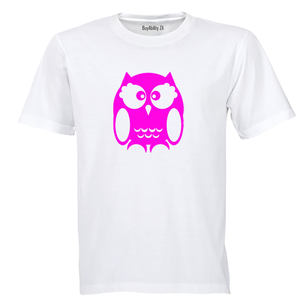 Pink Owl - Kids T-Shirt - BuyAbility South Africa