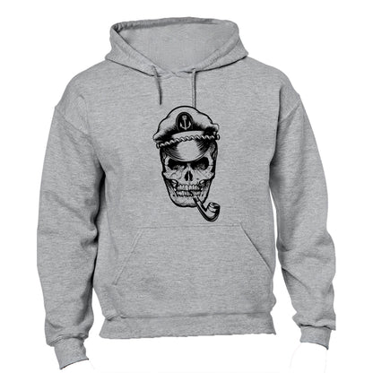 Pipe Skull Captain - Halloween - Hoodie - BuyAbility South Africa