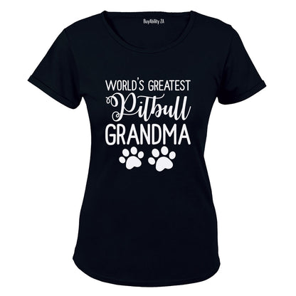 Pitbull Grandma - Ladies - T-Shirt - BuyAbility