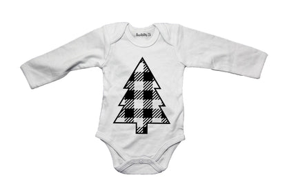 Plaid Christmas Tree - Baby Grow