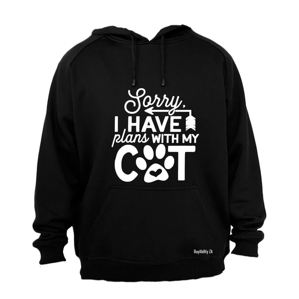 Plans With My Cat - Hoodie - BuyAbility South Africa