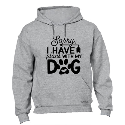 Plans With My Dog - Hoodie - BuyAbility South Africa