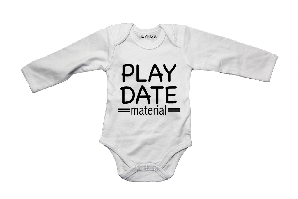 Play Date Material - Baby Grow - BuyAbility