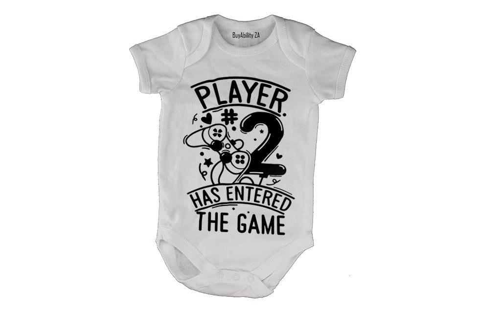 Player 2 Has Entered The Game - Baby Grow