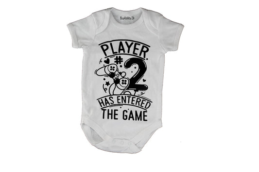 Player 2 Has Entered The Game - Baby Grow