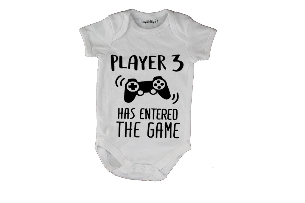 Player 3 Has Entered the Game! - Baby Grow