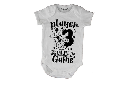 Player 3 Has Entered - Baby Grow - BuyAbility South Africa