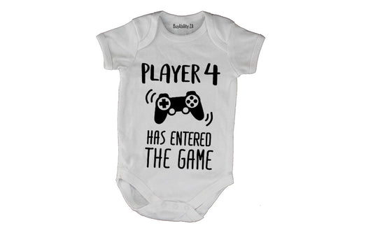 Player 4 Has Entered - Baby Grow