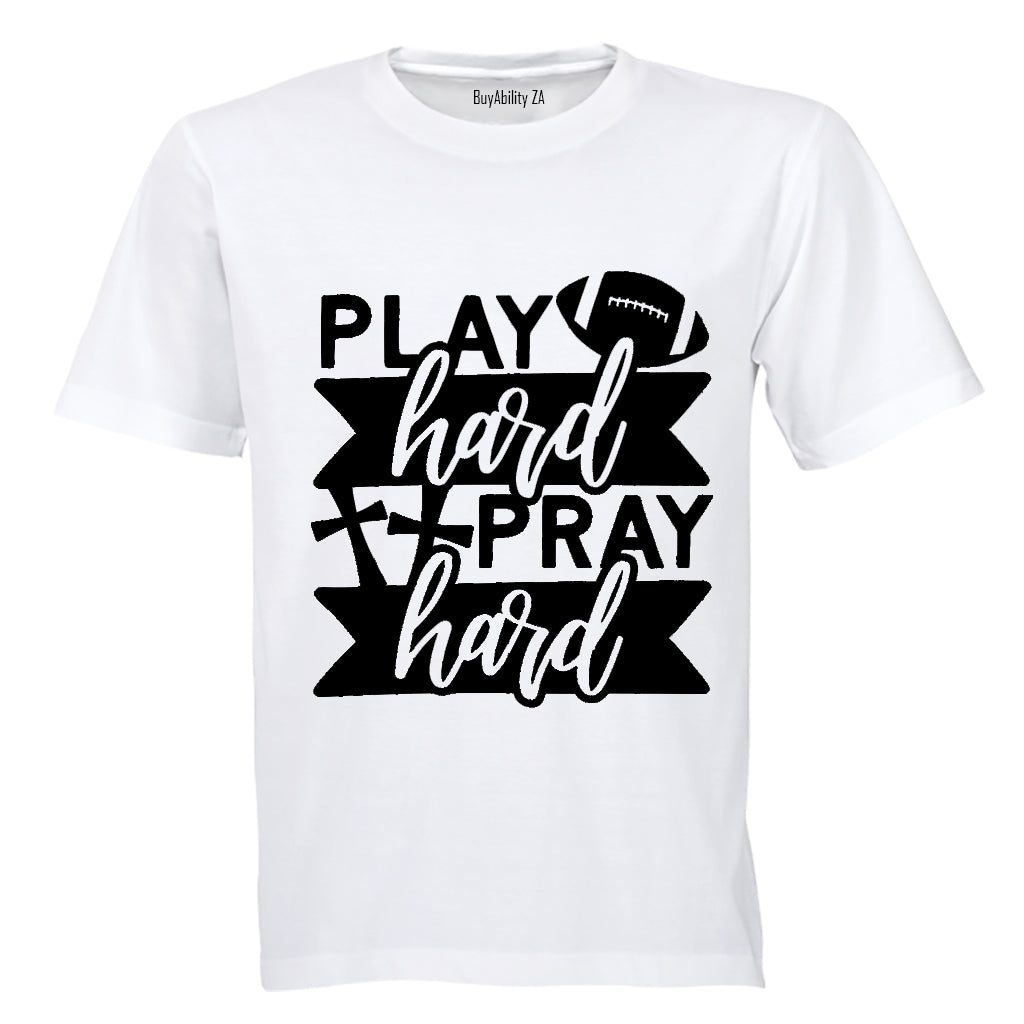 Play Hard - Pray Hard - Kids T-Shirt