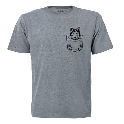 Pocket Husky - Adults - T-Shirt - BuyAbility South Africa
