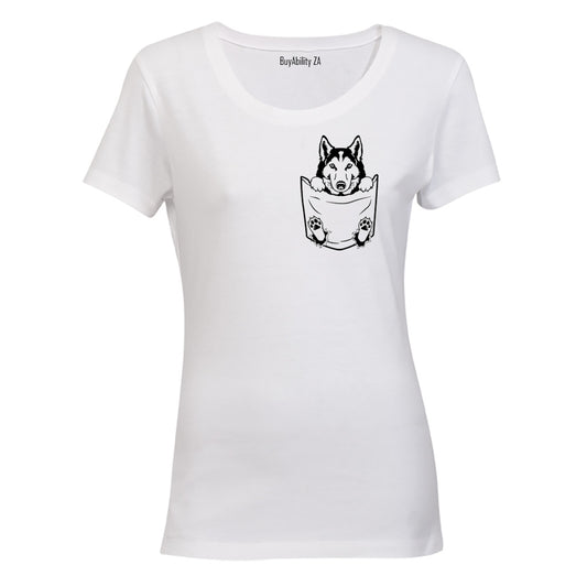 Pocket Husky - Ladies - T-Shirt - BuyAbility South Africa