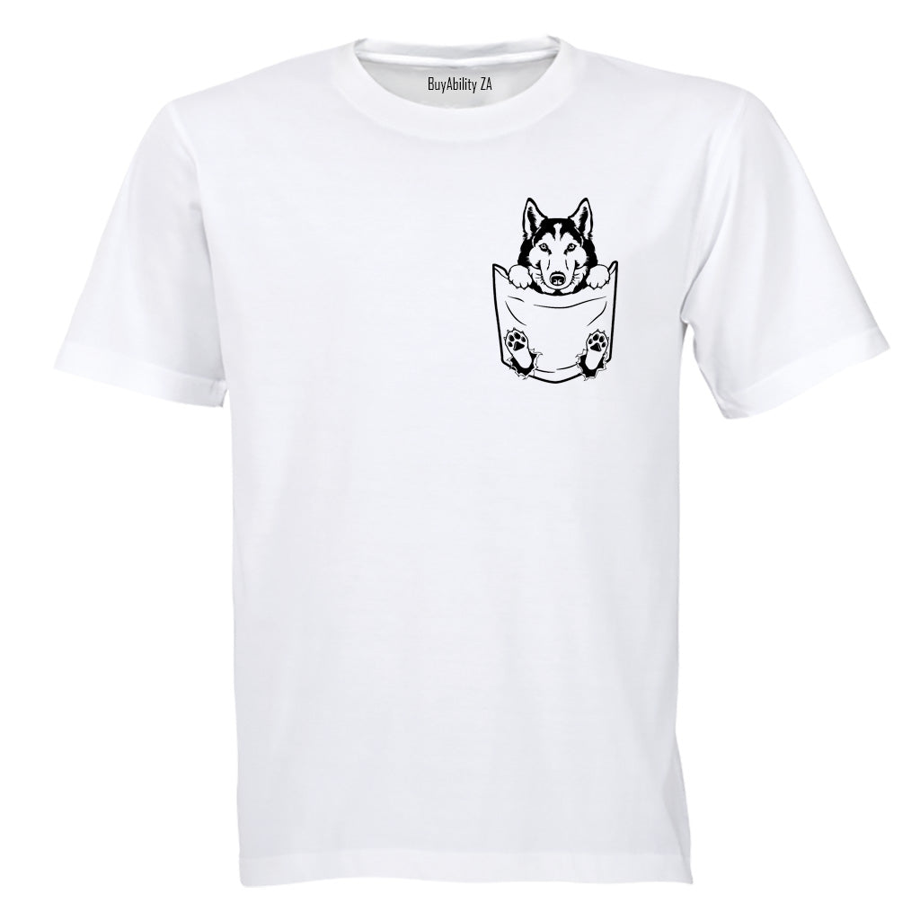 Pocket Husky - Adults - T-Shirt - BuyAbility South Africa