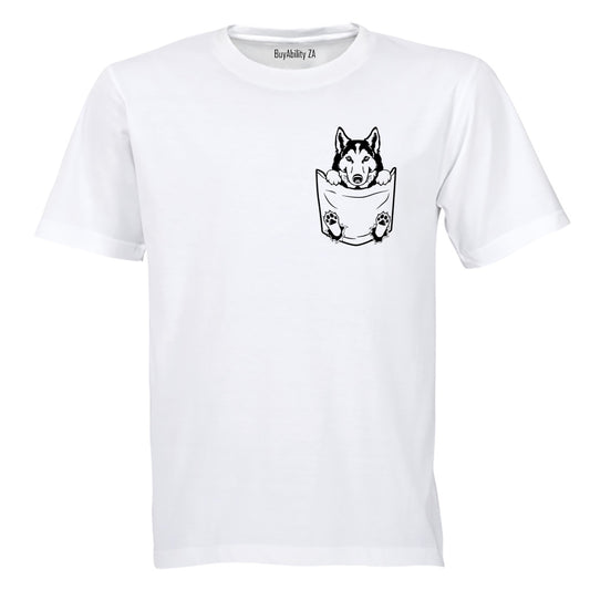 Pocket Husky - Adults - T-Shirt - BuyAbility South Africa
