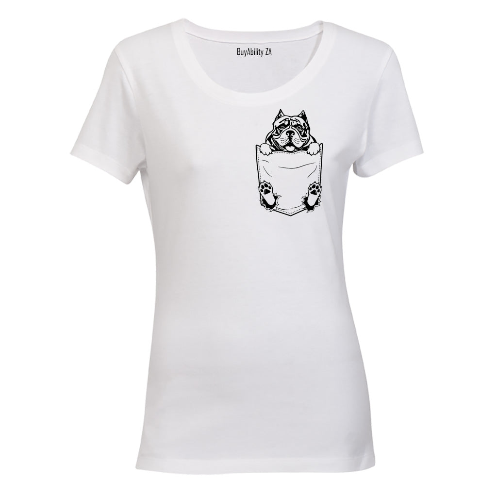 Pocket Pitbull - Ladies - T-Shirt - BuyAbility South Africa