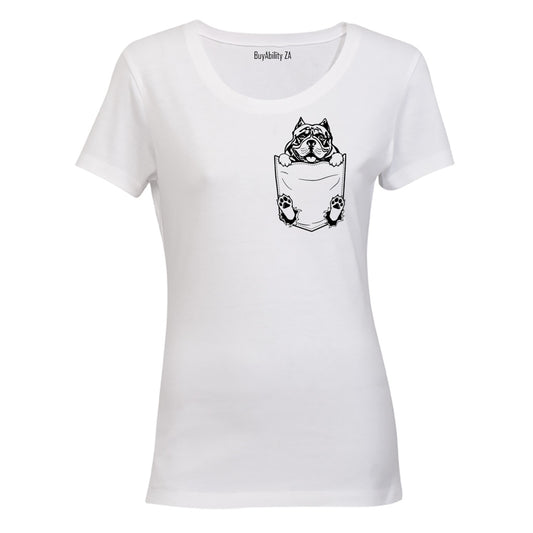Pocket Pitbull - Ladies - T-Shirt - BuyAbility South Africa