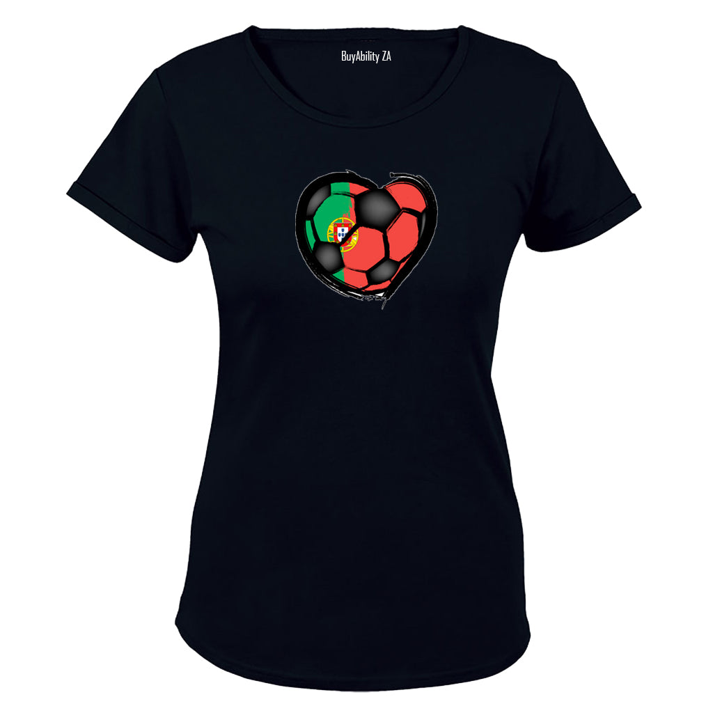 Portugal - Soccer Inspired - Ladies - T-Shirt